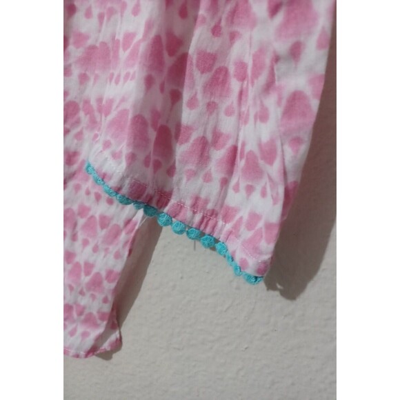 BELLA TU EMBROIDERED TUNIC TOP SiZe XXL Pink V-NECK SEQUIN BEADED - Picture 6 of 11